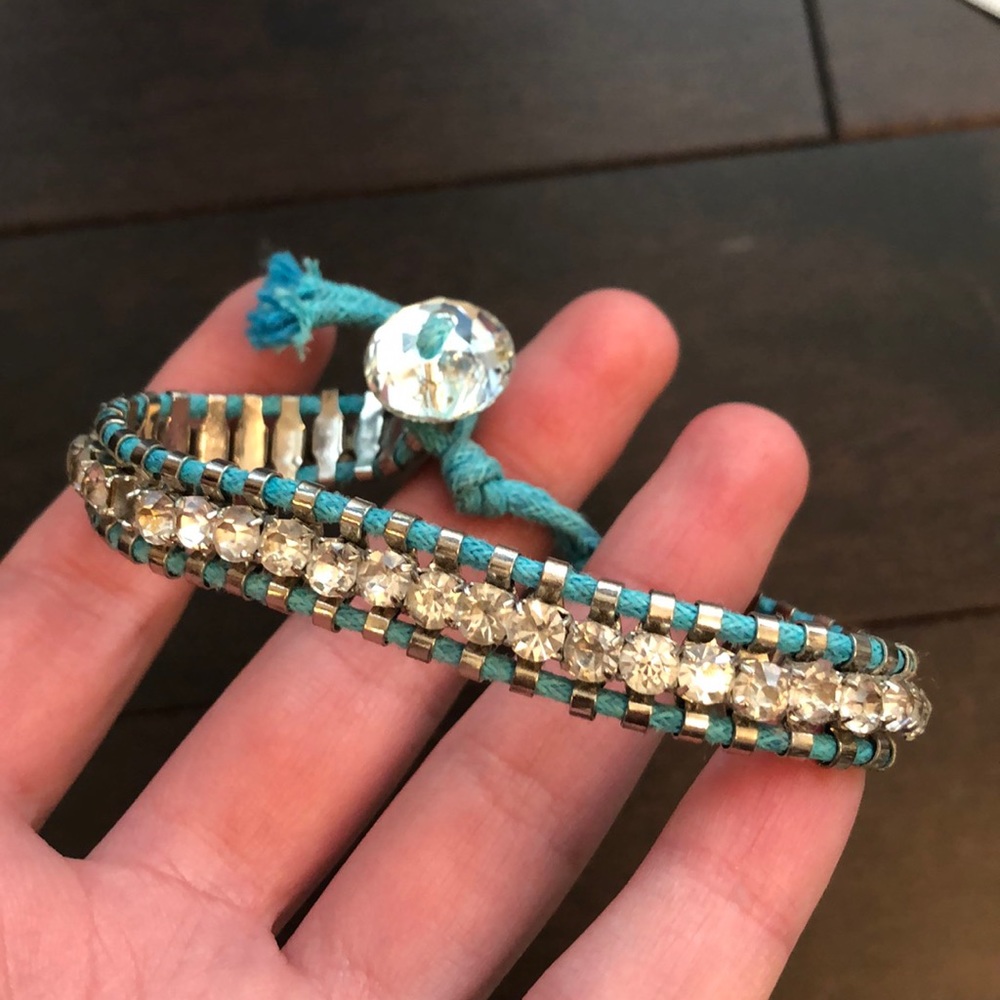 FREE W PURCHASE String and Gem Friendship Bracelet